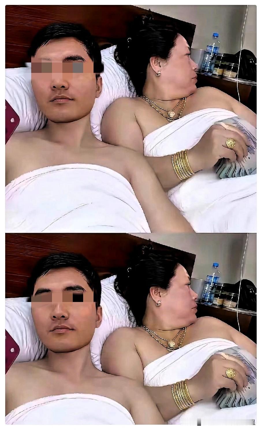 最近网上疯传的一张照片，硬生生把无数年轻人的遮羞布给扯了下来。
 
画面里女的浑