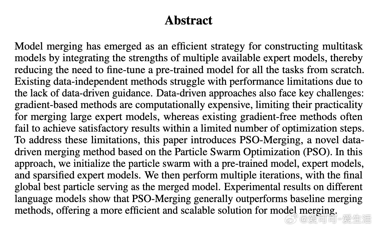 [LG]《PSO-Merging: Merging Models Based o