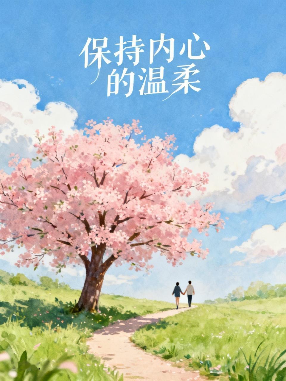 保持内心的温柔
看到小区一对父女在散步，
父亲在温柔地给女儿讲解知识，
多么温馨