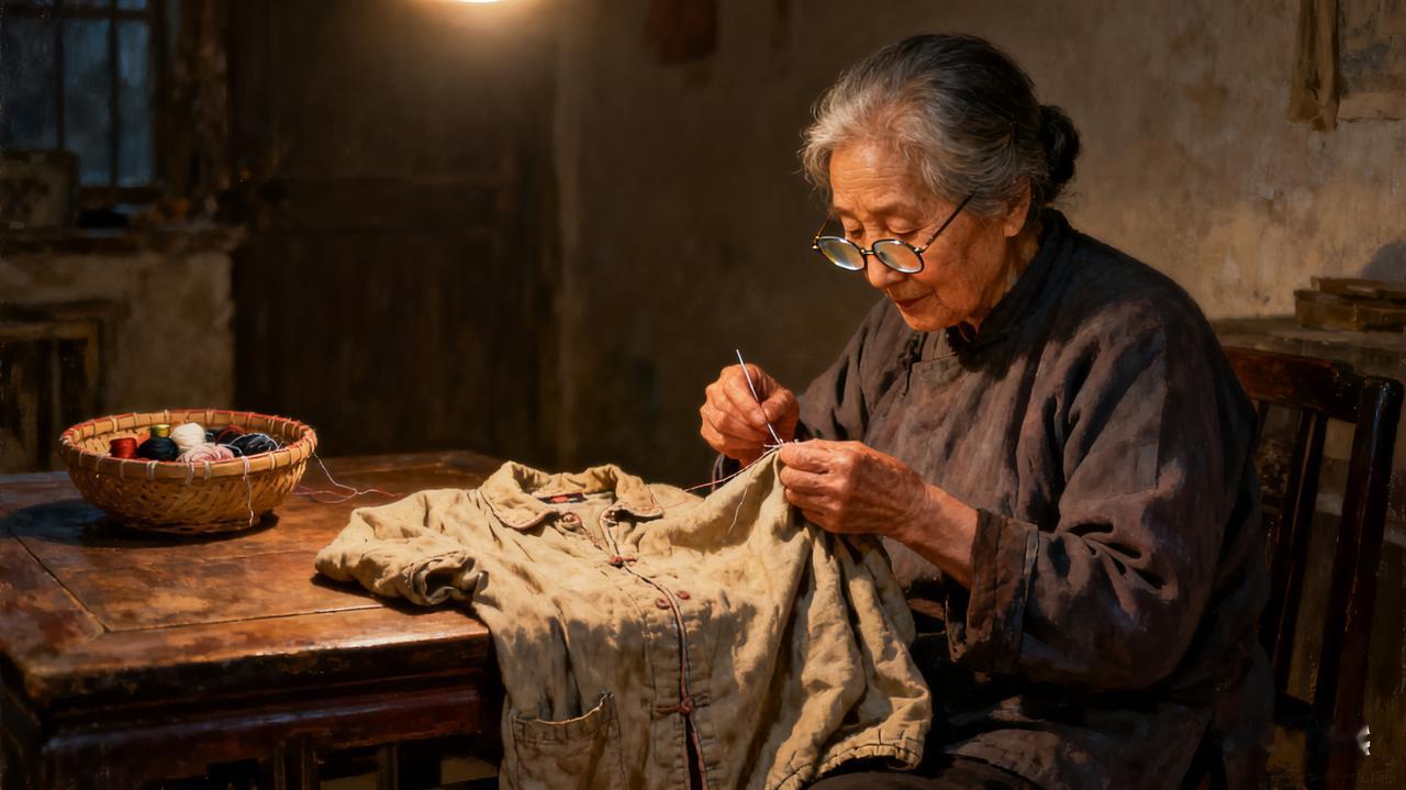好女人旺三代。”在一个家庭里，女人不仅撑起半边天，还决定整个家族的命运。
傍晚收