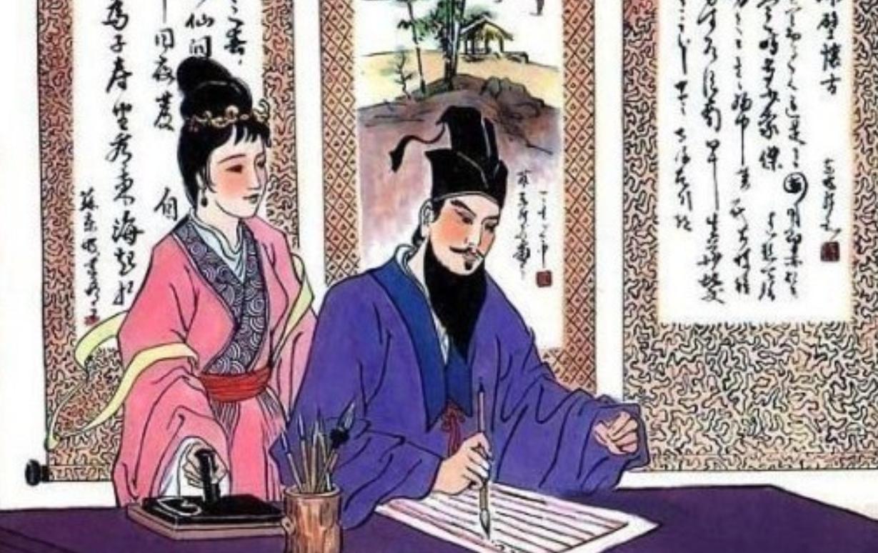 永乐五年，朱棣因皇后徐氏病逝而颓废，并发誓不再立后。不久，他给小姨子徐妙锦写了一