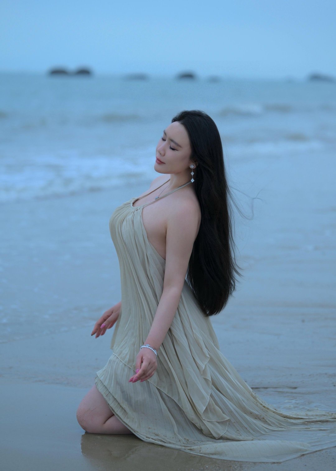 蓝调的海，是属于我的浪漫🌊。 