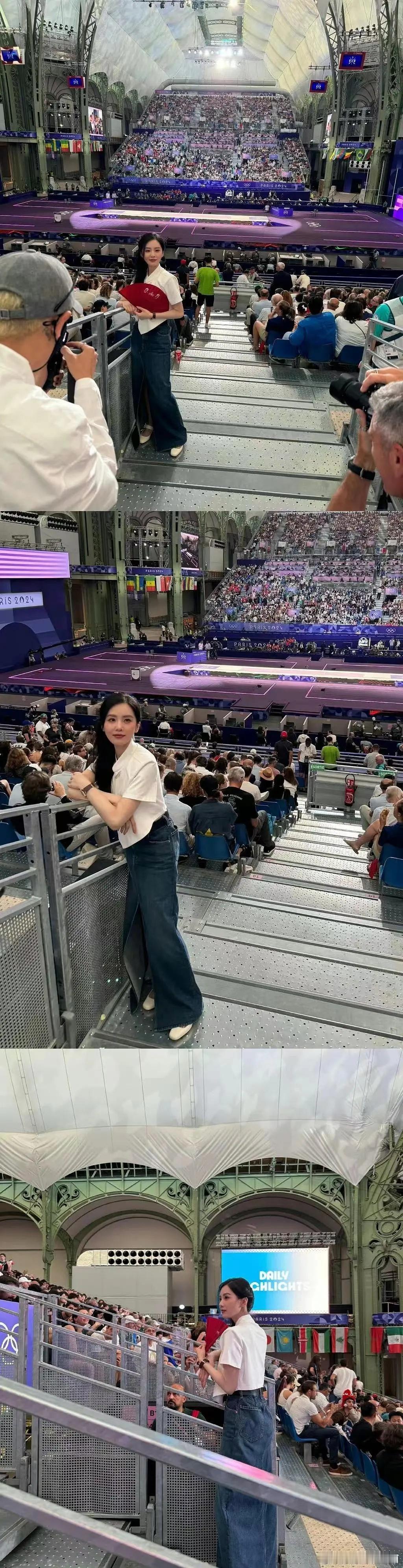 刘诗诗看奥运会自带两个摄影师摆拍，大家觉得是蹭热度吗 ​​​