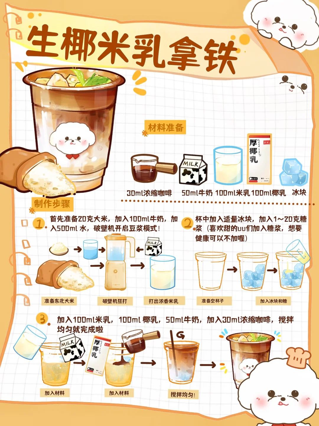 🔥卖断货☕️❗️手把手教你复刻库迪米乳拿铁