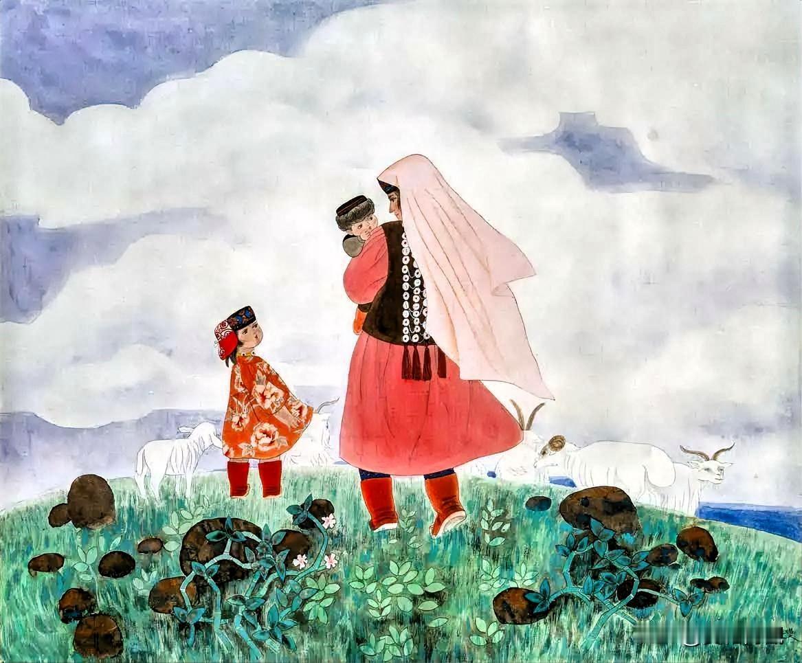 《山那边 》60cm×80cm 武曼宜 1987年创作
吟诗 赏石 品佳作