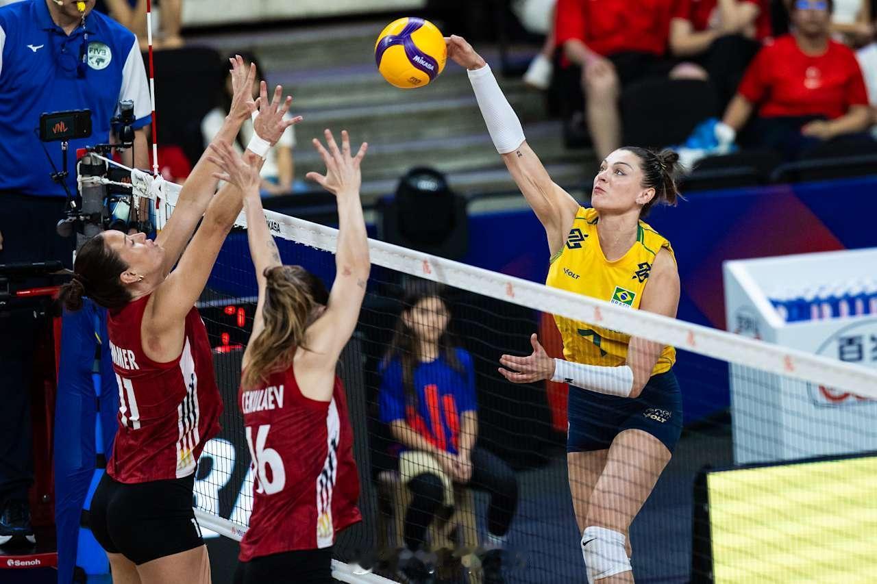 【国家女排联赛德国3-2结束巴西连胜 收获13.27分】2026世界女排联赛国家