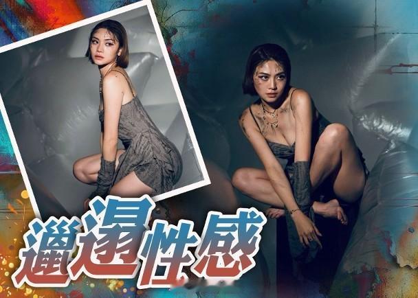 【On.cc】關嘉敏吊帶低胸高衩裙　強勁事業線搶眼球藝人關嘉敏（Carman）近