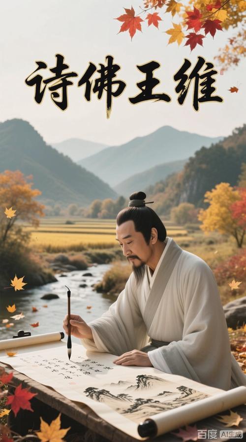 王维少年成名，21岁状元及第，诗书画乐样样精通，早有“当代诗匠，又精禅理”的美誉