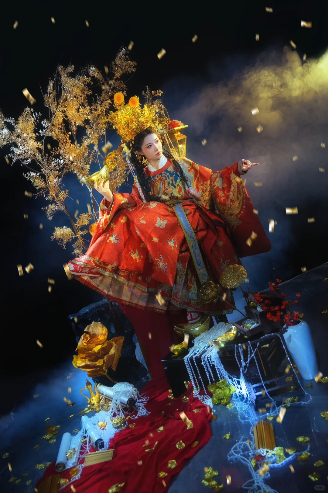 天门开，地门开，五方财神进门来！