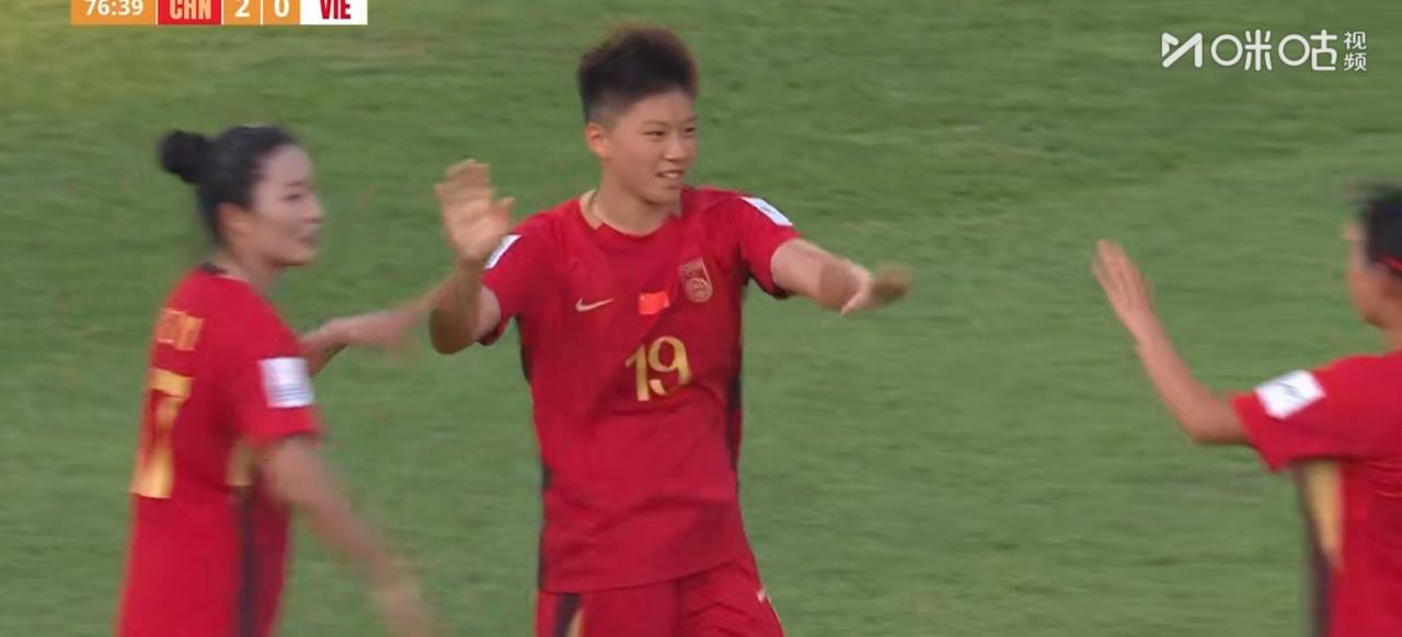 4月1日晚的U20女足亚洲杯揭幕战太提气了！中国女足U20以3：0大胜越南女足U