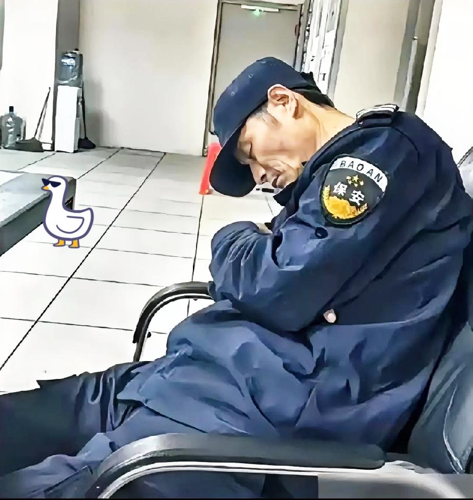 凌晨三点半，60岁的成大爷在门岗室眯了16分钟，直接被物业公司开除了。理由是“严