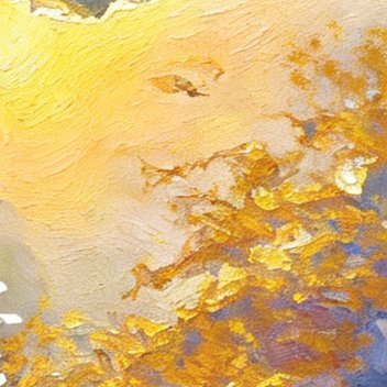 朝阳染红云朵，像幅美丽画卷。新日子里，愿你生活如画，绚烂多彩。 