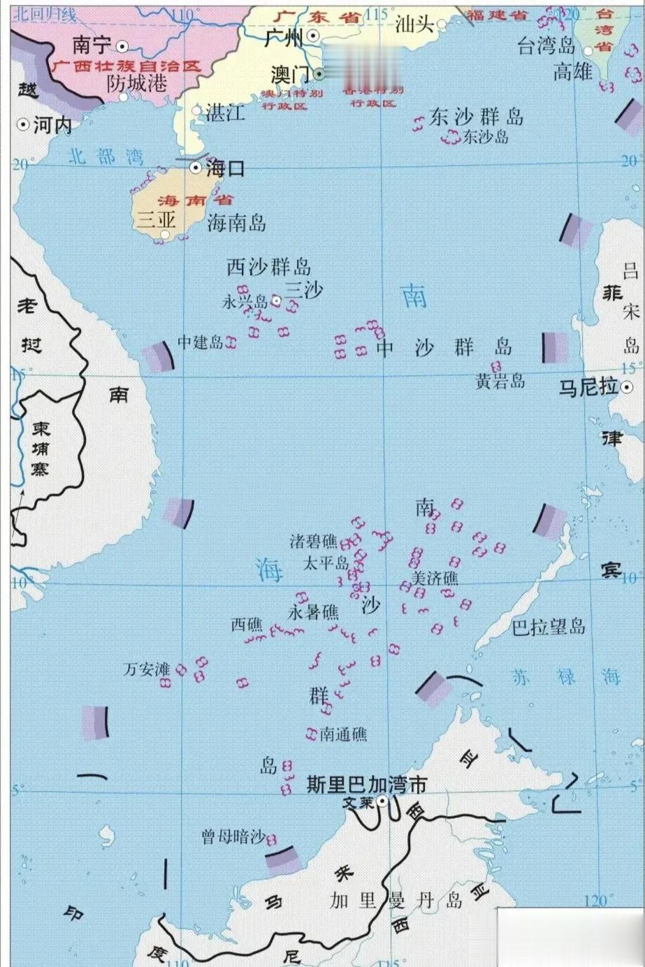 美国版九段线VS中国版九段线
这两者面积相差有三十倍了吧[看]