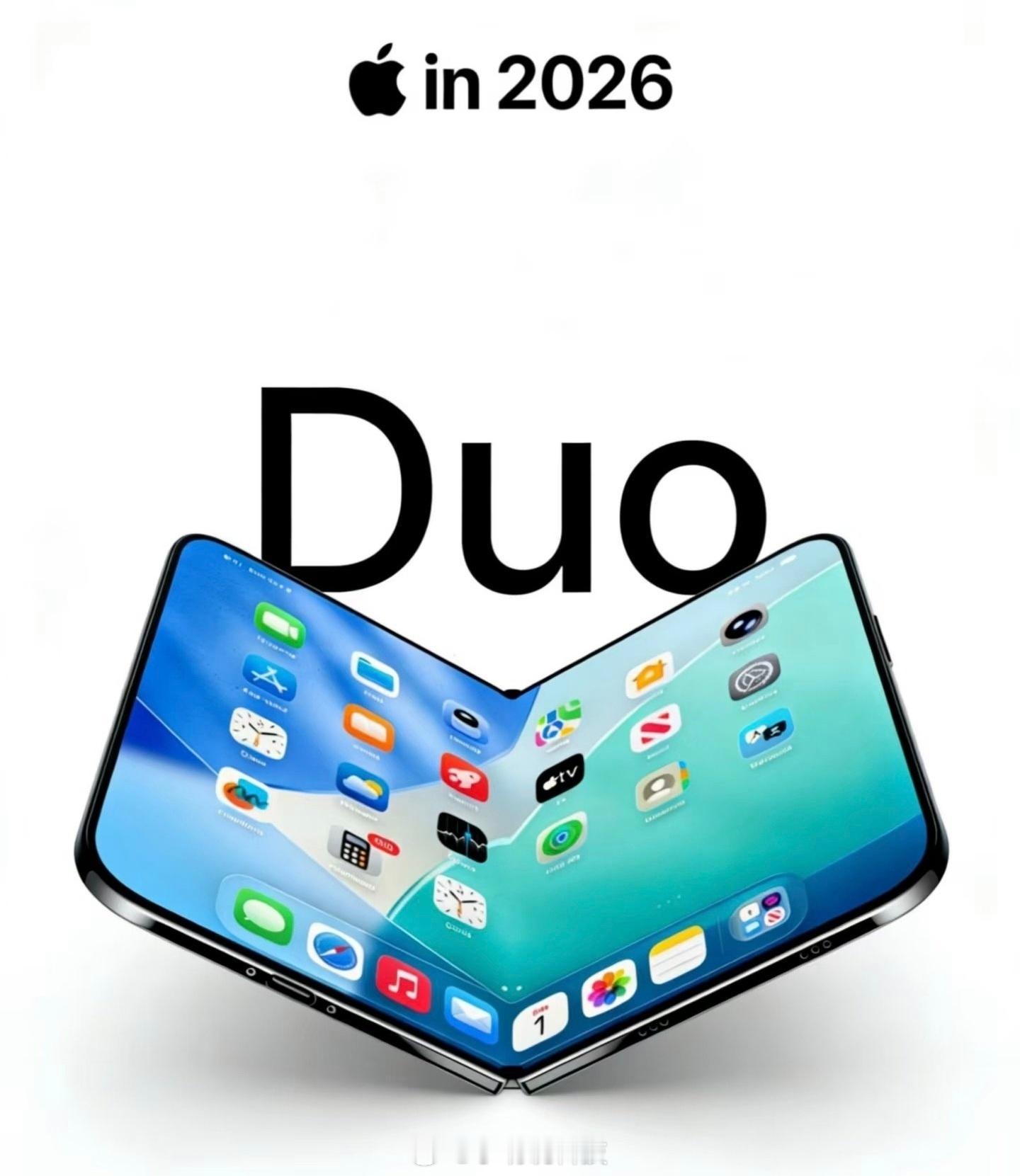 苹果9月份即将推出的折叠屏iPhone可能真的会叫“iPhone Duo”，而不