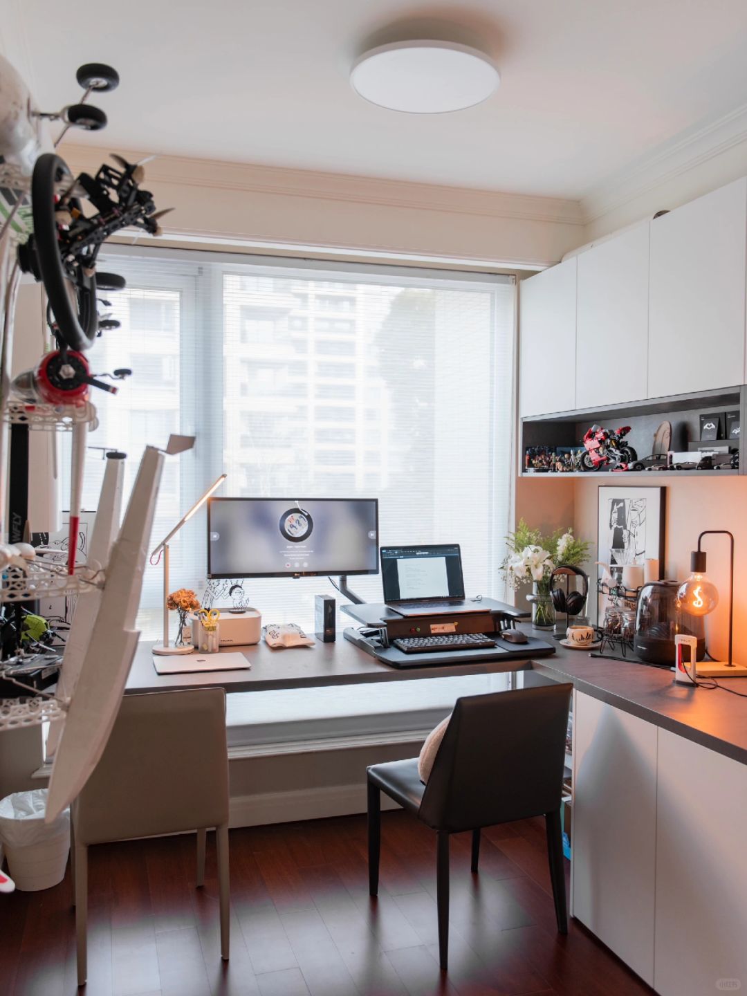 舍弃7㎡北次卧换来属于两人的书房小天地✌🏻️