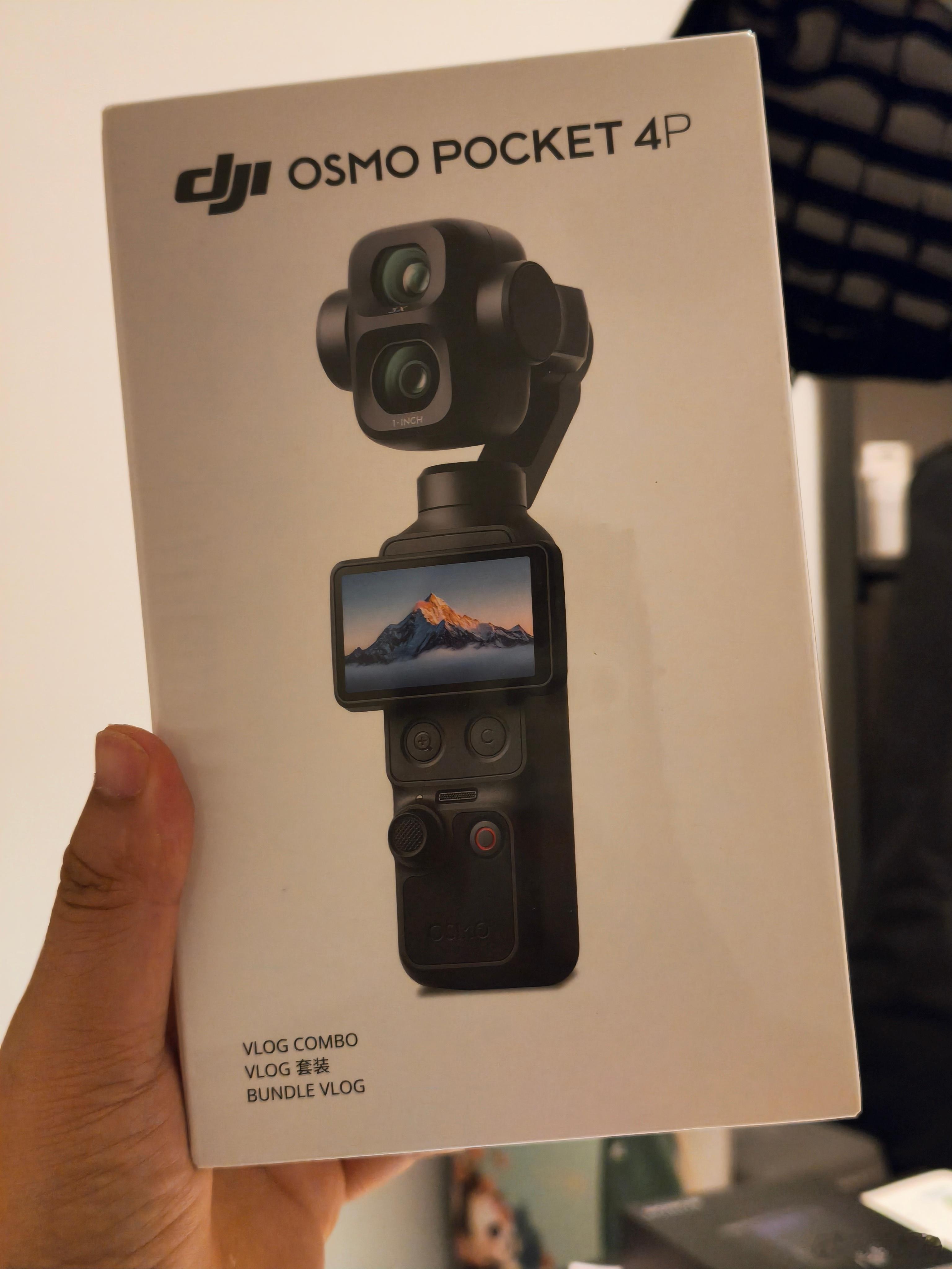 大疆Pocket4 Pro到手了，再也不用被当做猴耍了。