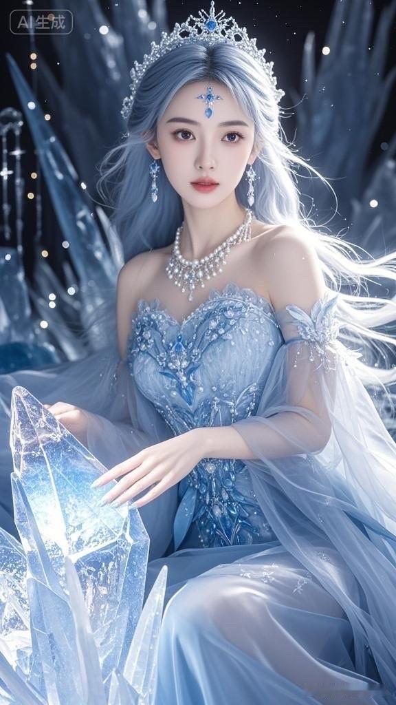 梦幻冰晶公主，童话般的美人