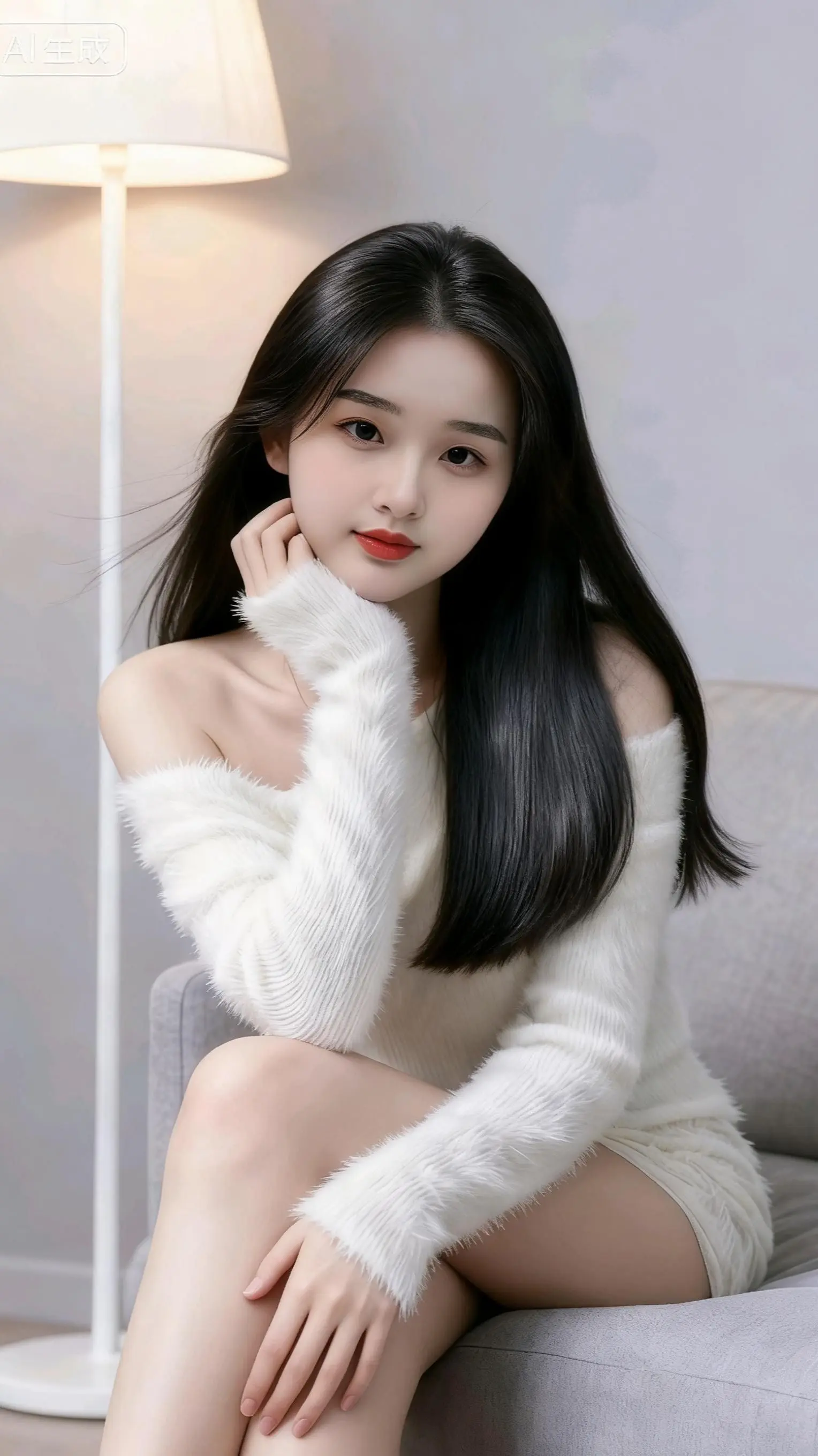 柔顺长发风 女神范 好身材好气质 心动的感觉 这也太好看了
