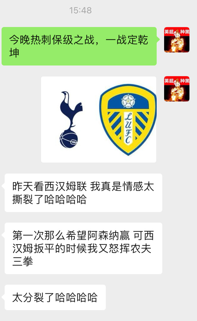 《热刺球迷朋友的独特观赛体验》
