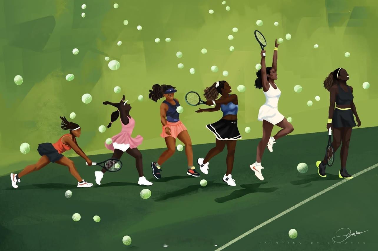 外网看到的球员画像，你能认出几人？网球talking大会wta