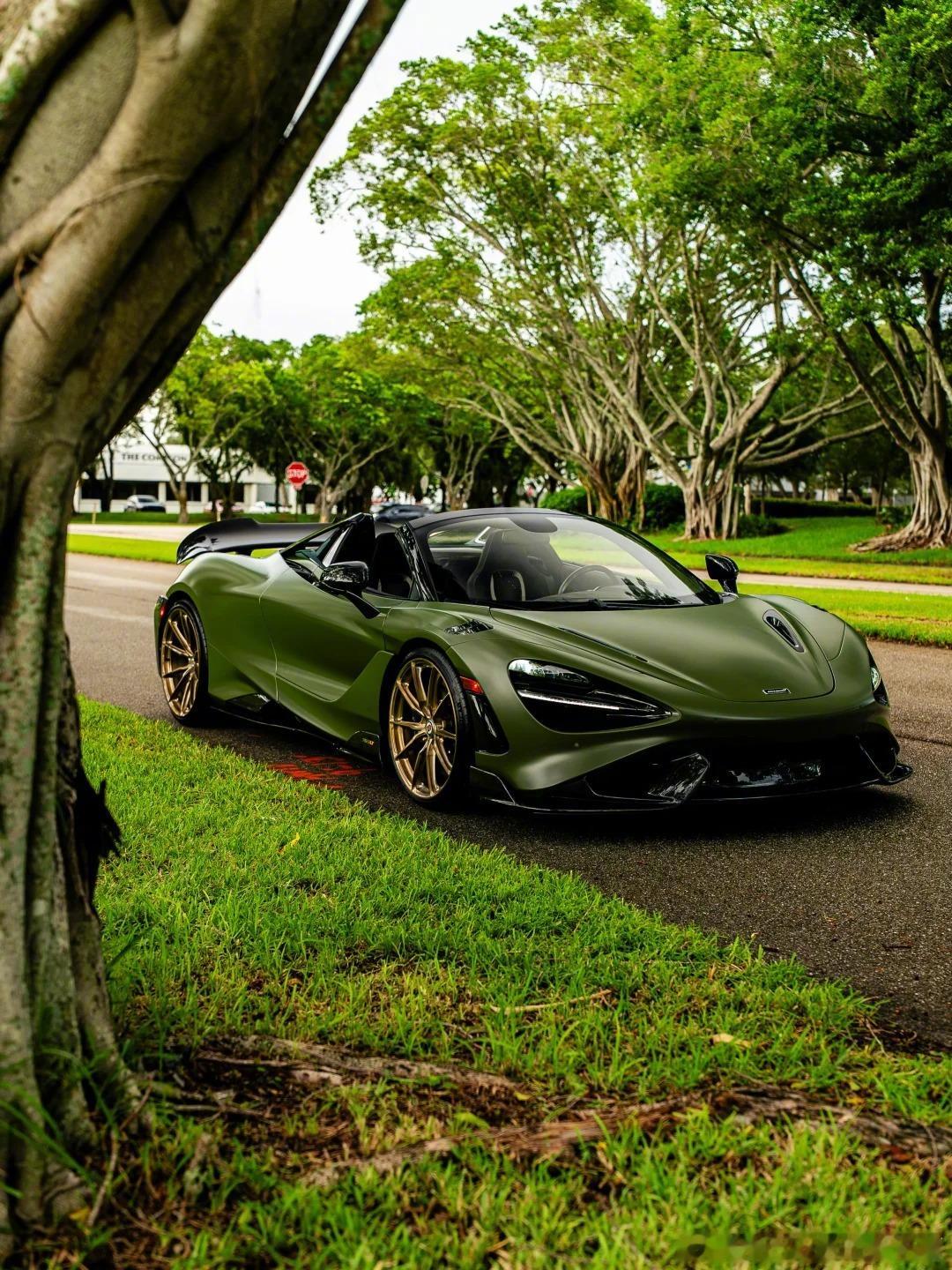 迈凯伦765LT Spider，不下赛道去树林了 ​​​