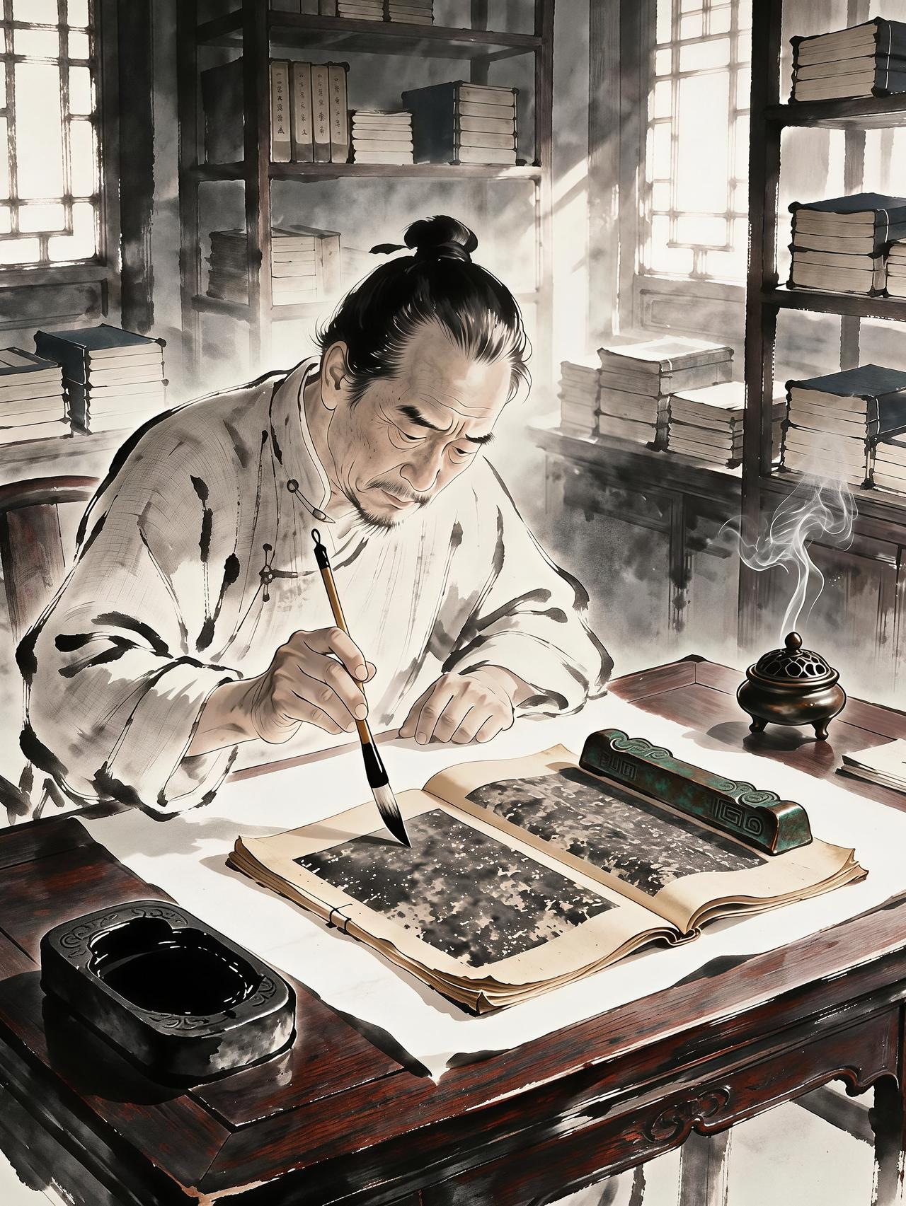 书法，宁可眼高手低，不要手高眼低。
航空母舰级的地基，最后盖不出能通往传统书法的