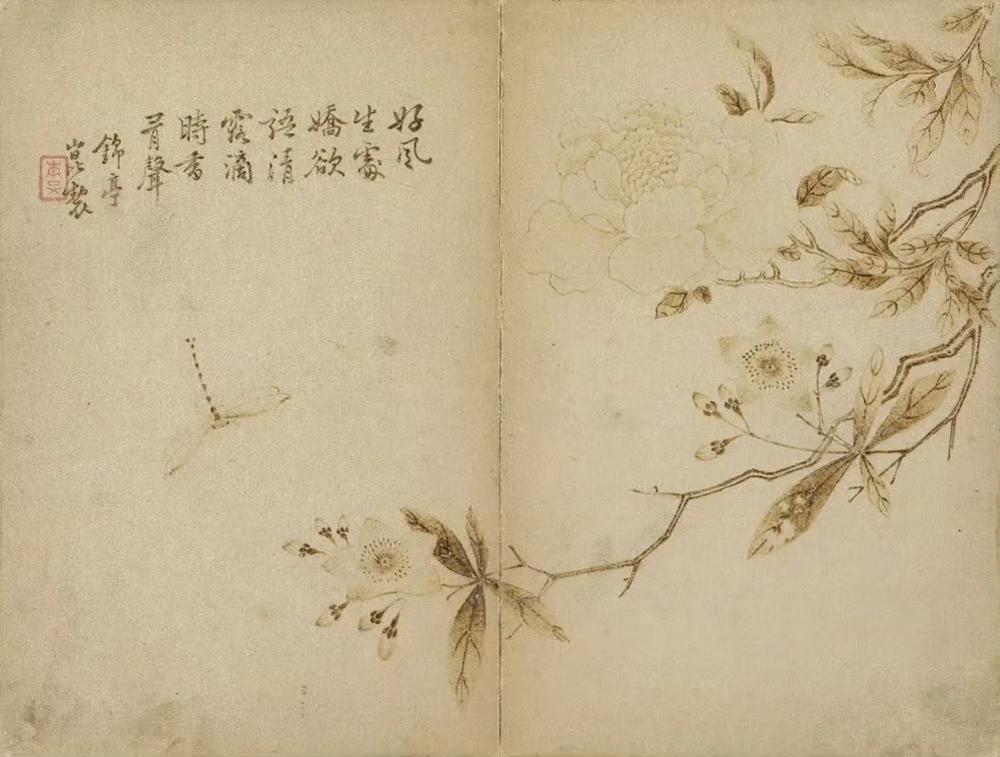 李昆的《火笔花鸟图册》，那可真是独特又精彩！火笔绘制的花鸟，线条或许带着别样的粗