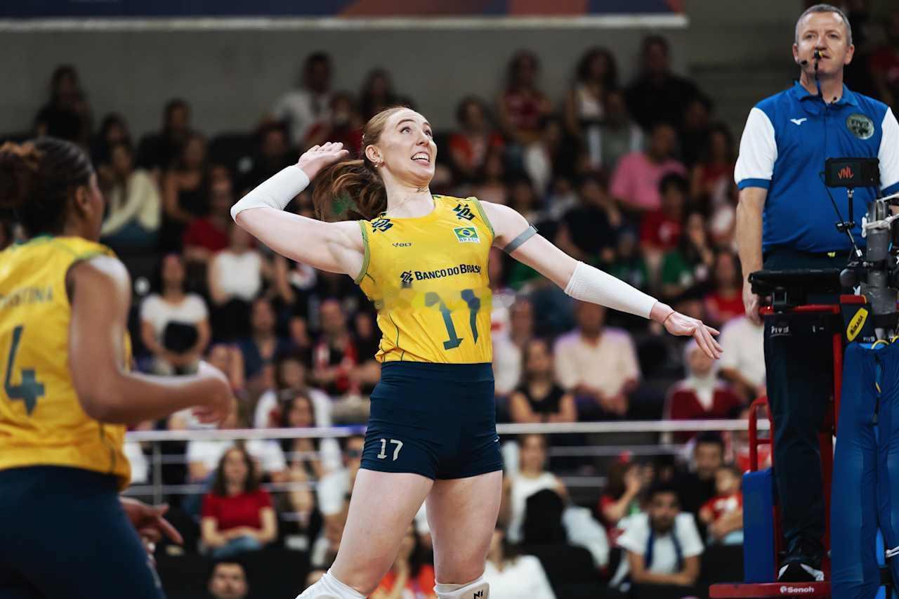 【技术统计】2026年世界女排联赛第二周土耳其安卡拉站比利时女排2-3巴西女排（