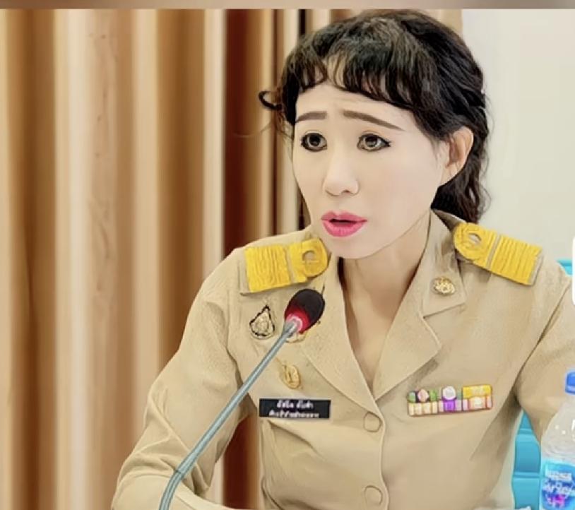 泰国一女性公务员持妆上岗，遭到很多人批评，说影响政府形象。但是她本人不这么认为，
