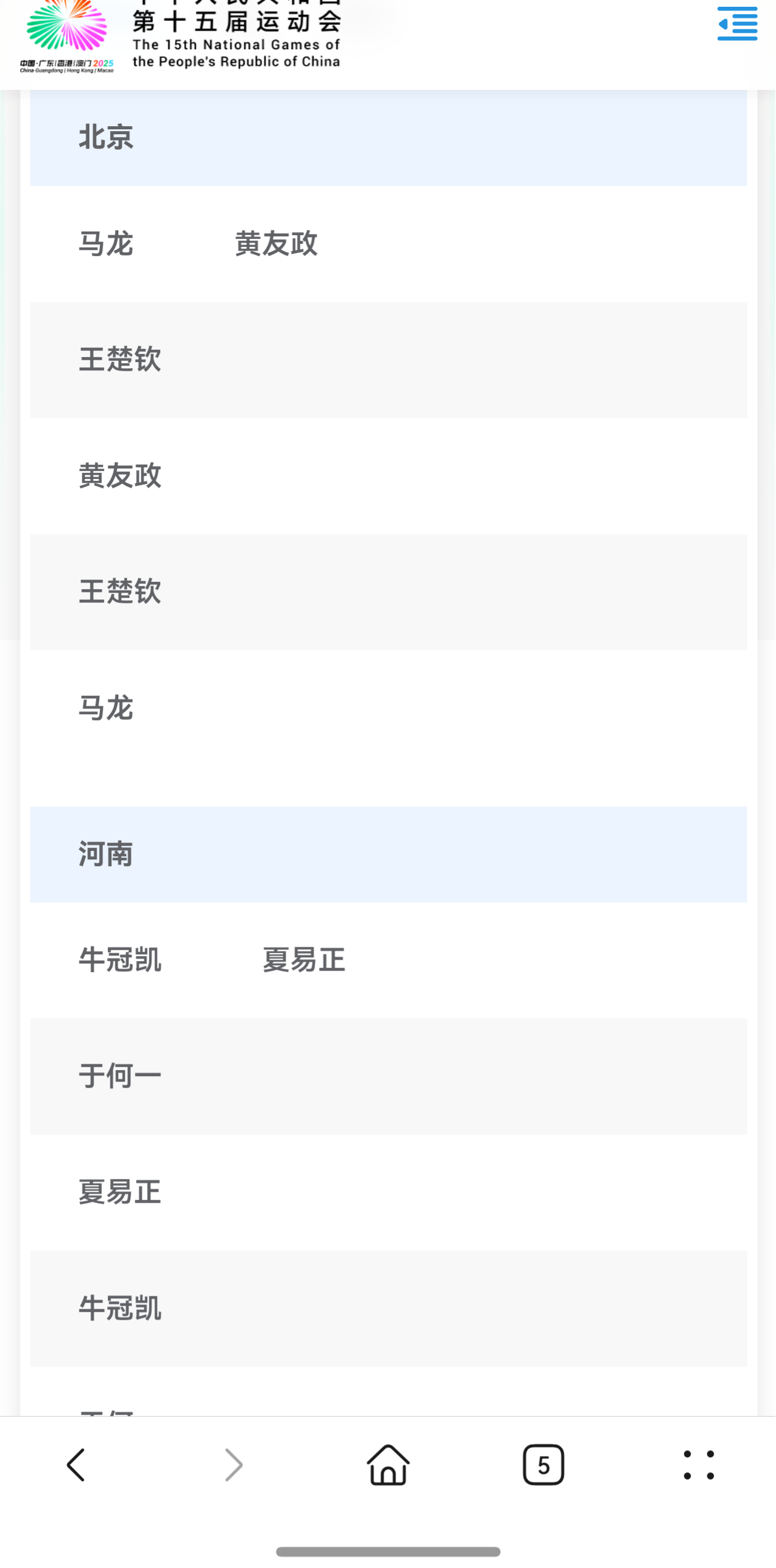 排阵出了，马龙二单。 