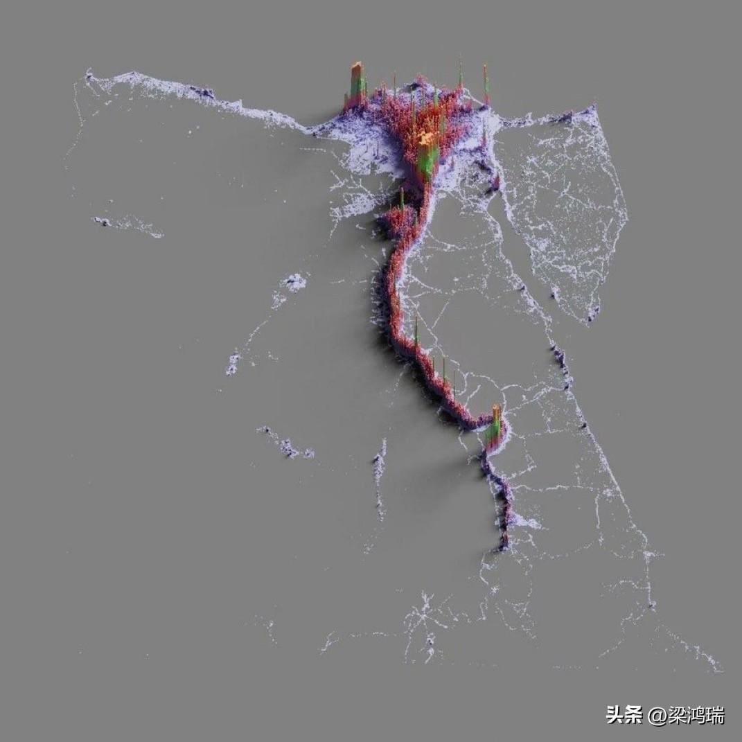 截至 2026 年，埃及的人口密度约为 121 人/平方公里。 虽然从全国平均数