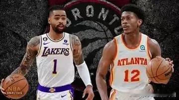 据NBA分析网报道了最新的湖人老鹰猛龙3方大交易，7人牵涉其中；包括拉塞尔、亨特