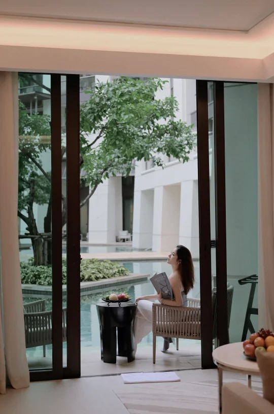 曼谷市中心唯一泳池套房‼️就在百丽宫隔壁🤩