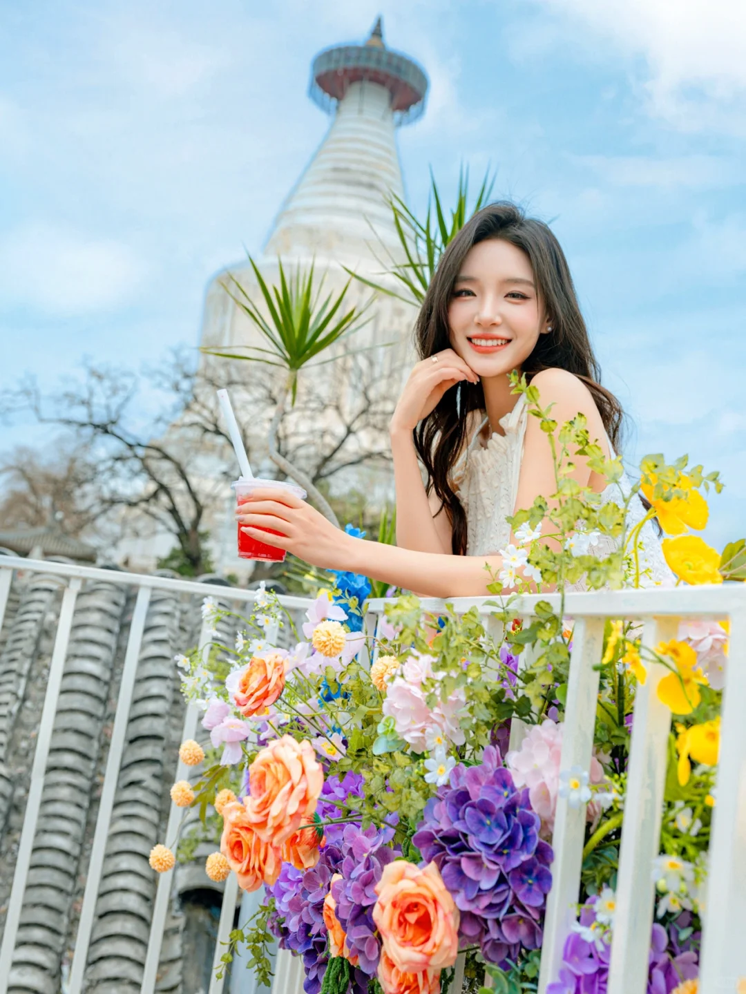 莫奈笔下的白塔寺🦋🌼🌷胡同里的诗情画意