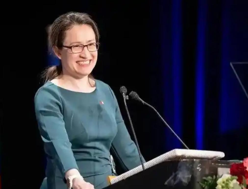 “台独”顽固分子萧美琴发表声明，4月9日，台湾地区副领导人萧美琴上午出席“第64