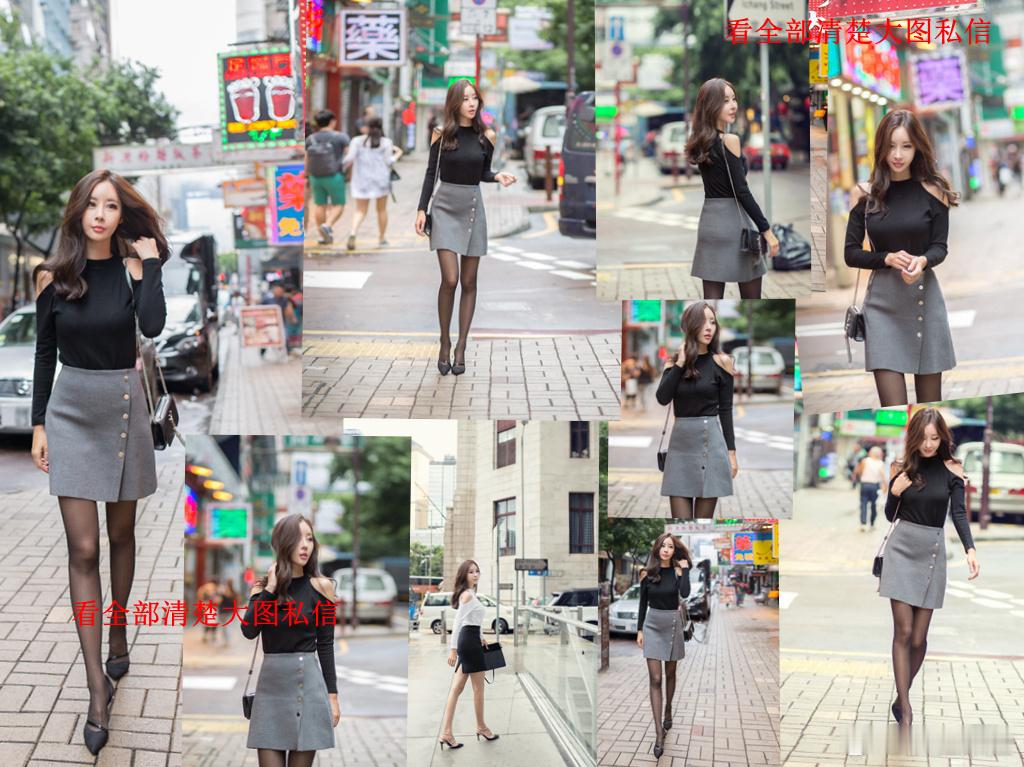 短裙黑丝... 