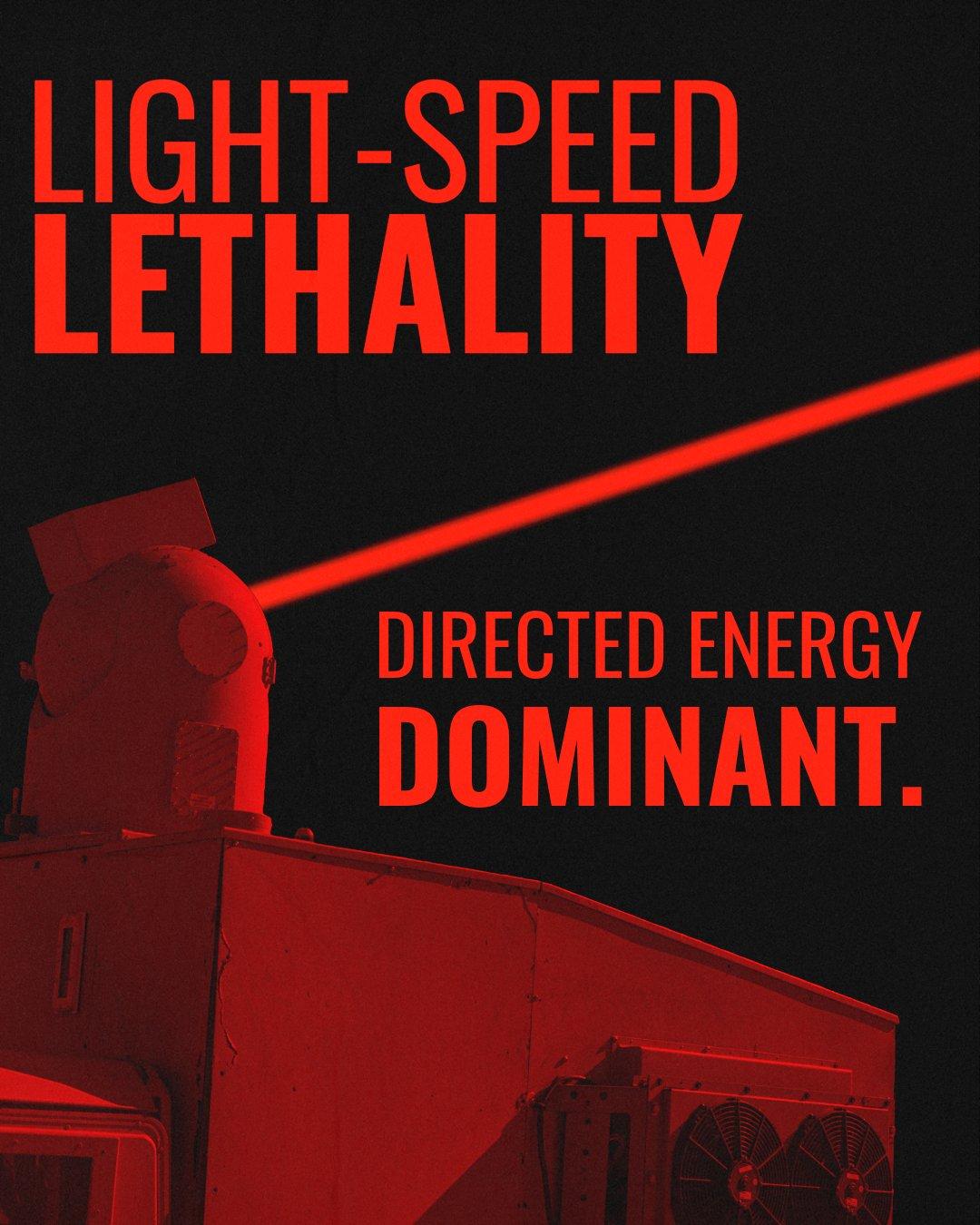 美国战争部旗下账号发帖：是的， 我们拥有定向能武器。是的，我们正在扩大规模。