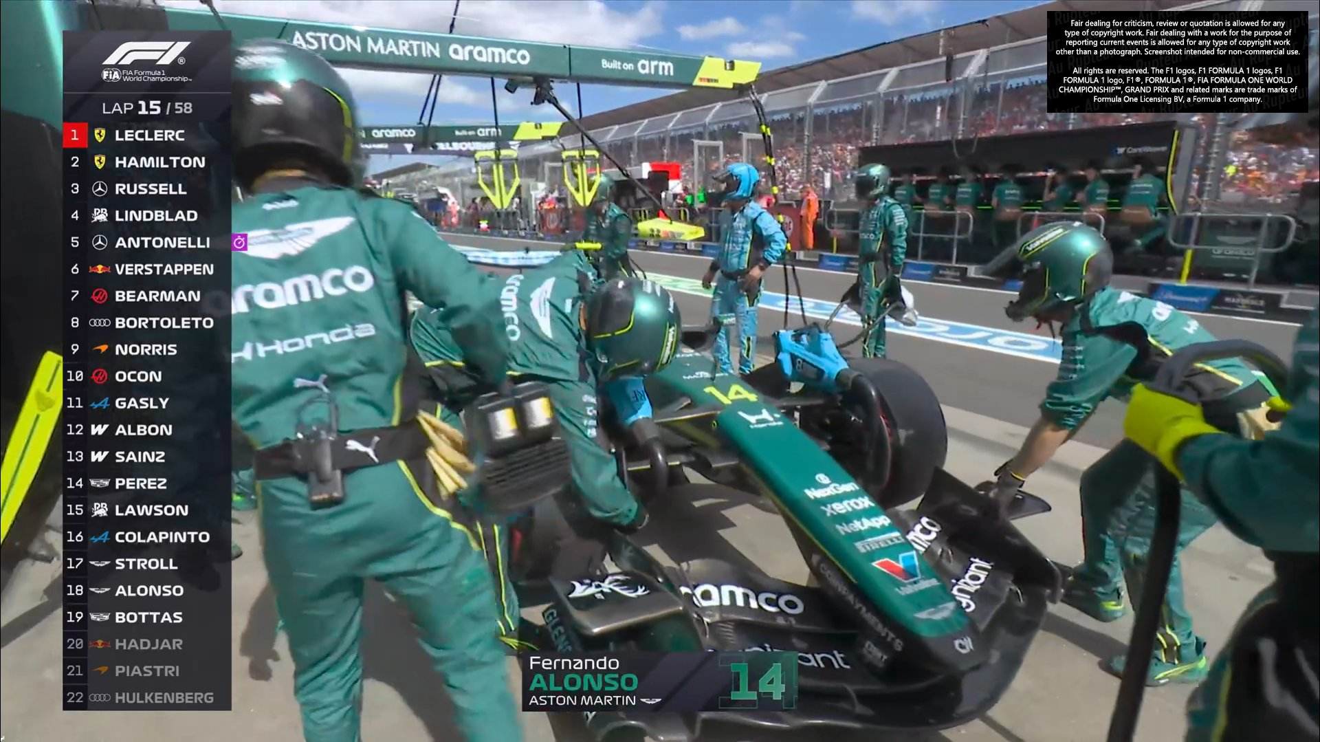 f1 阿隆索退赛了， 坚持了15圈。赛前就传言，他们正赛跑几圈就会退赛。2026