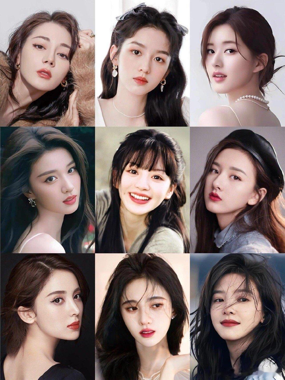 🌸内娱90-95花最权威的18张脸 ​​​