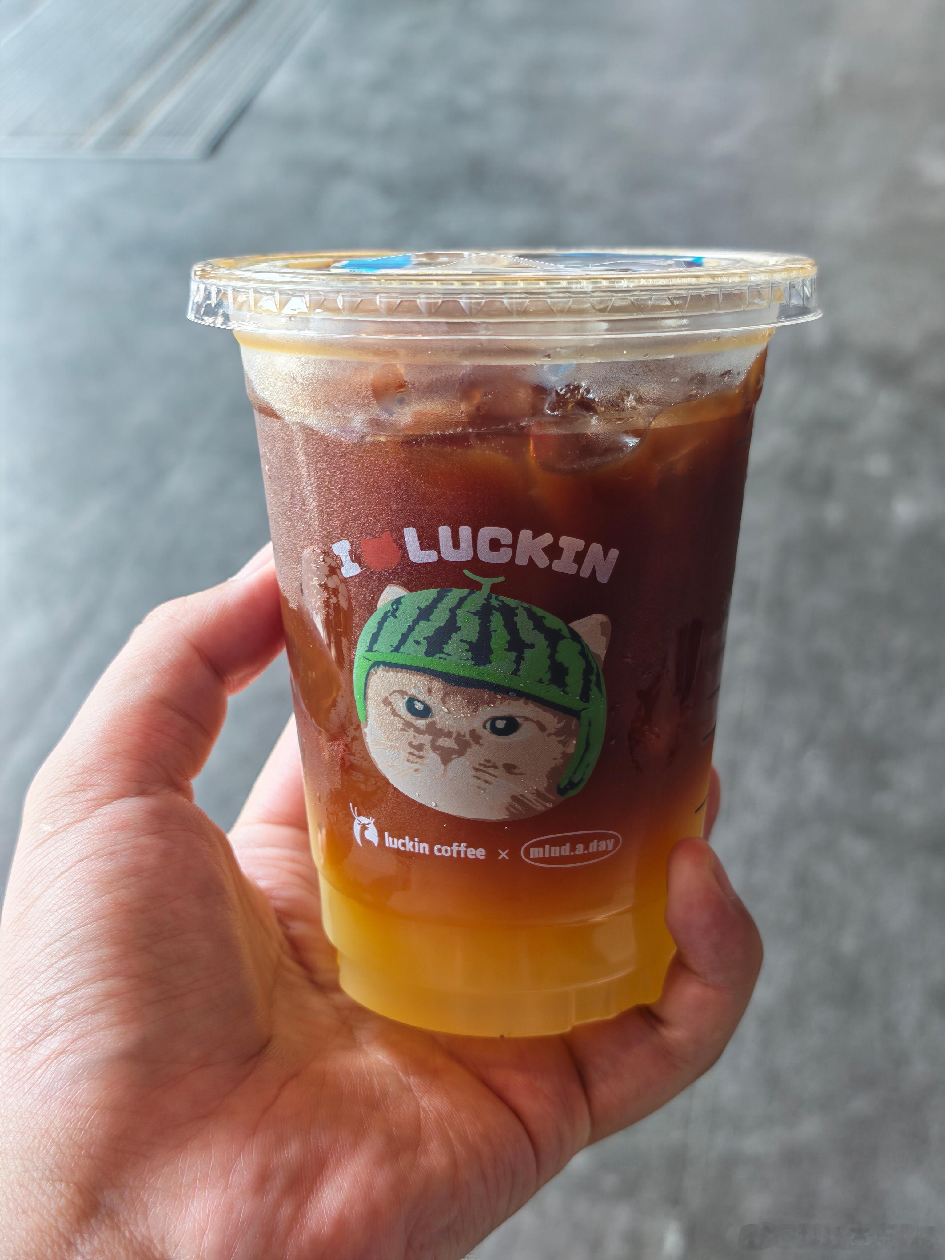 还有什么是瑞幸不能联名的，取咖啡的时候看到袋子上这个垃圾袋蒙面猫我都愣住了，太能
