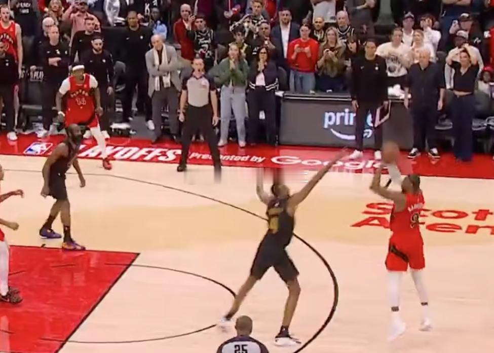 NBA季后赛首轮G6，猛龙今日主场112-110险胜骑士，系列赛大比分追至3-3