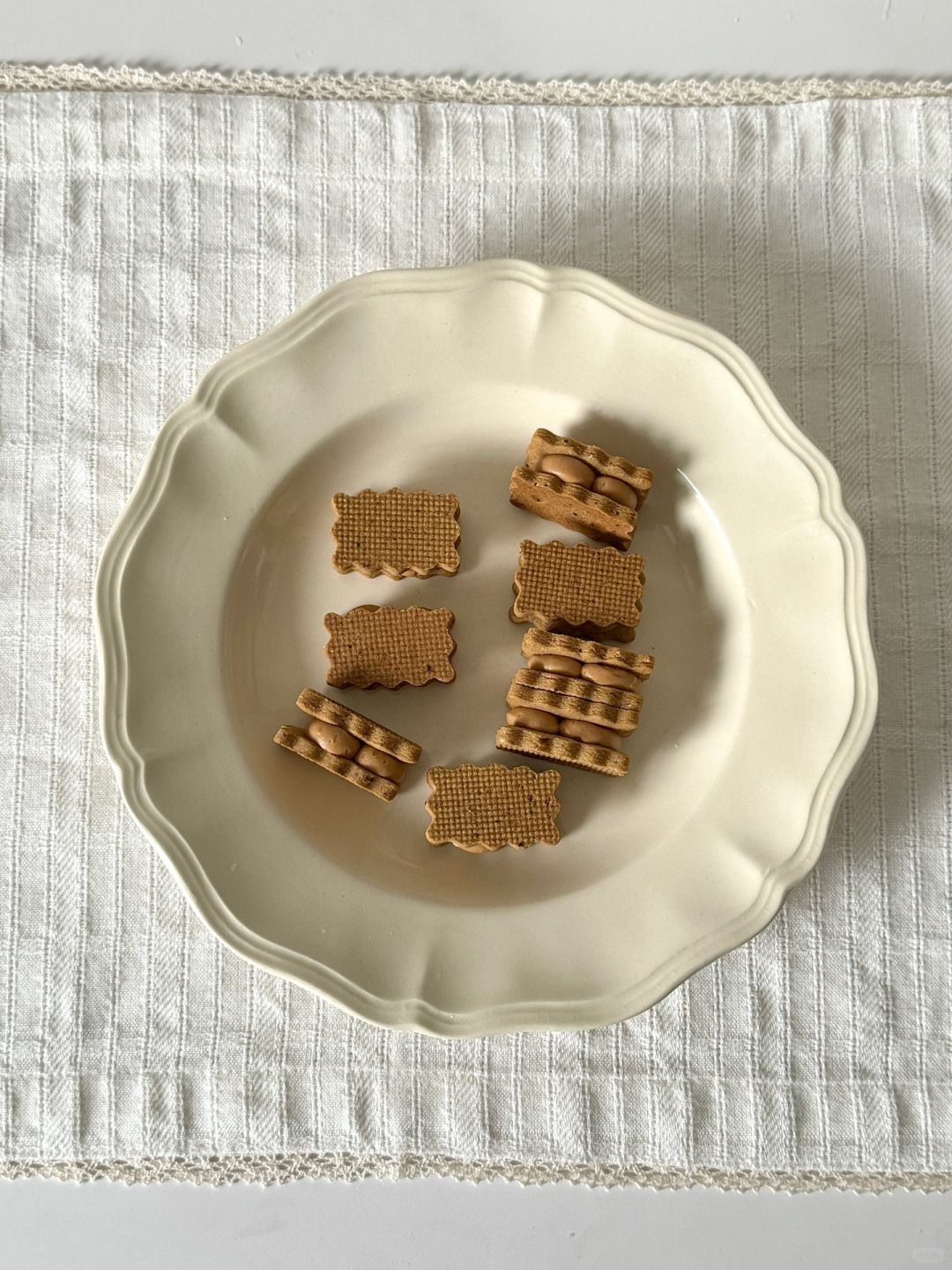 焦糖咖啡夹心饼干☕+🍪