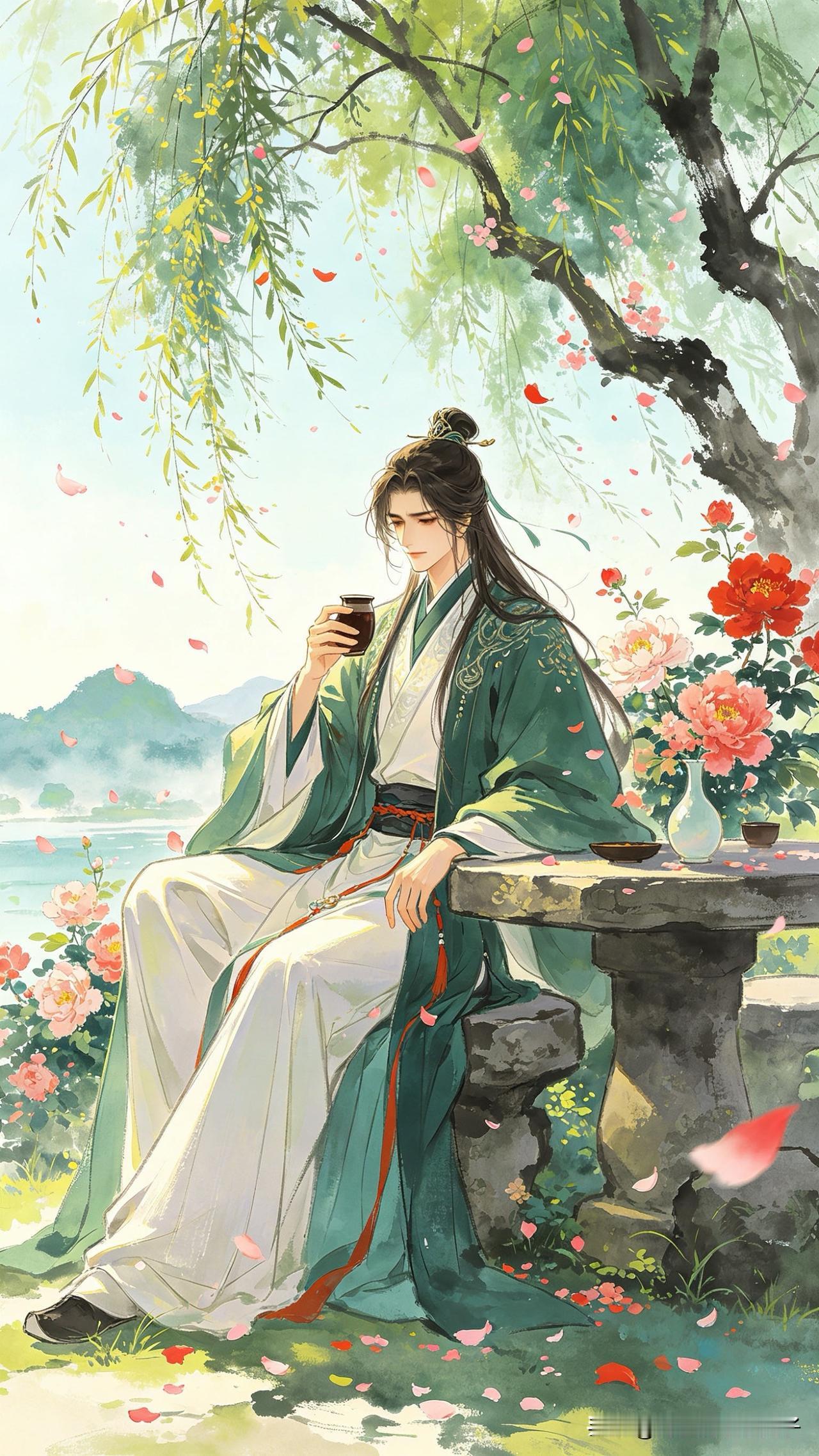上联：酒入愁肠后，疏影横窗，黄昏独坐
      
上联：残香欲尽愁难写
   