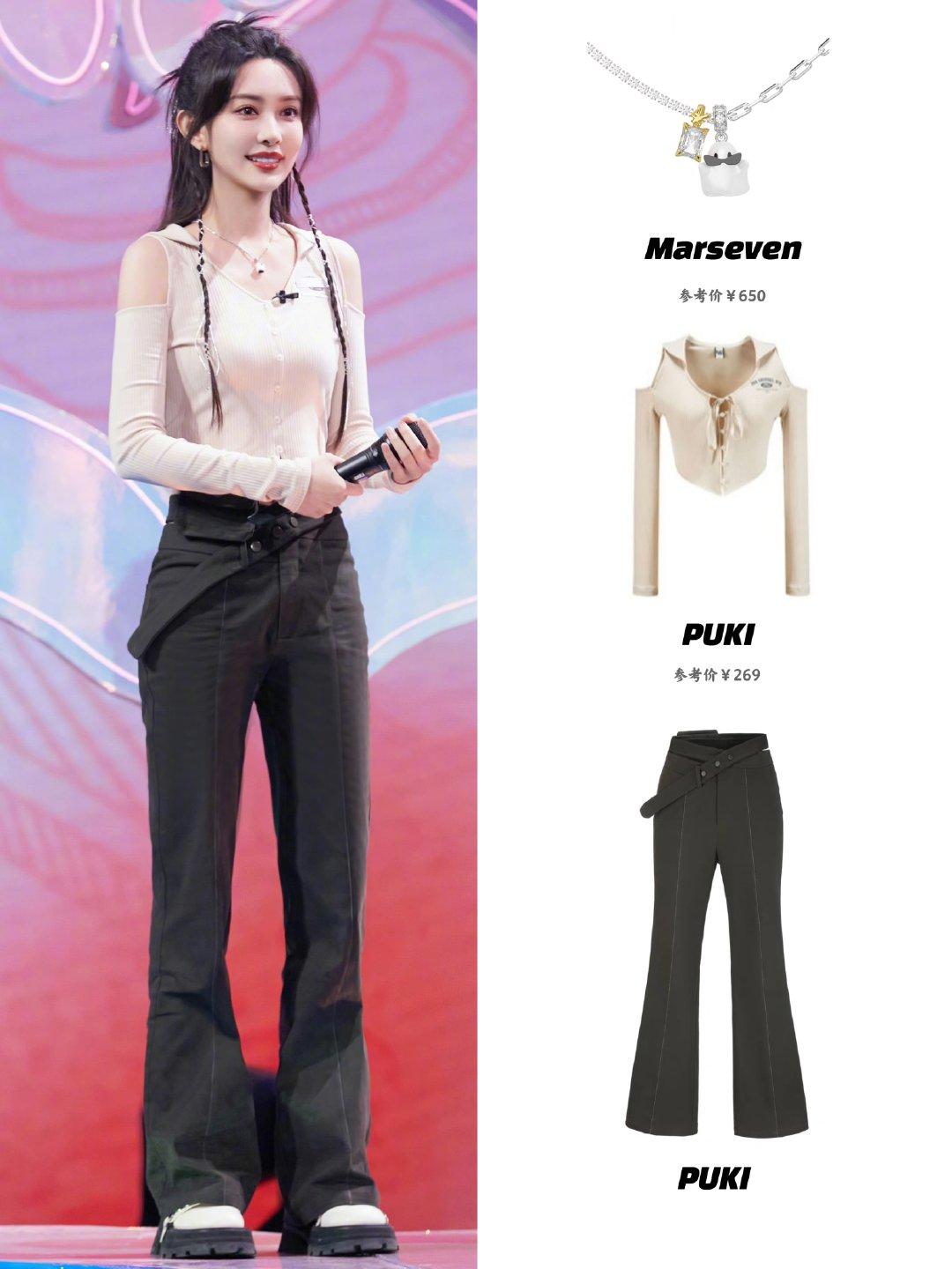 孟子义《你好星期六》造型，衣服都是百元很平价！ ​​​