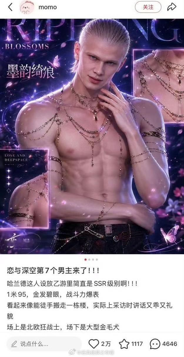 哈兰德 恋与深空讲真，这个比敖尹帅