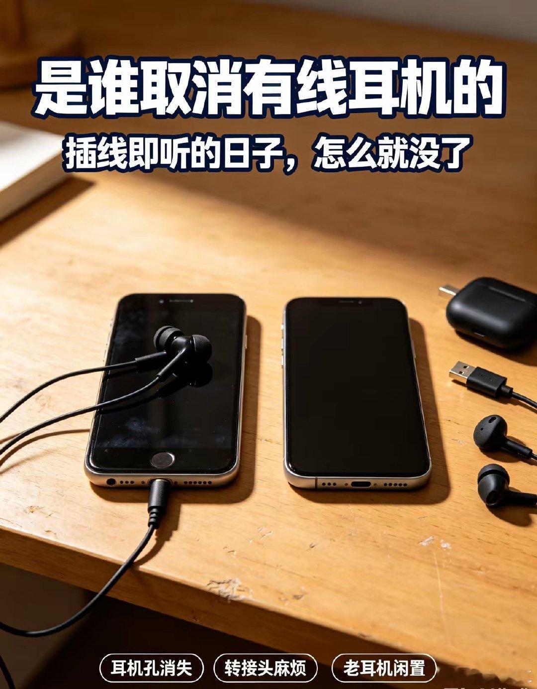 到底是谁取消有线耳机的现在买手机，都不会配有线耳机了，如果想要用耳机听歌，只能自