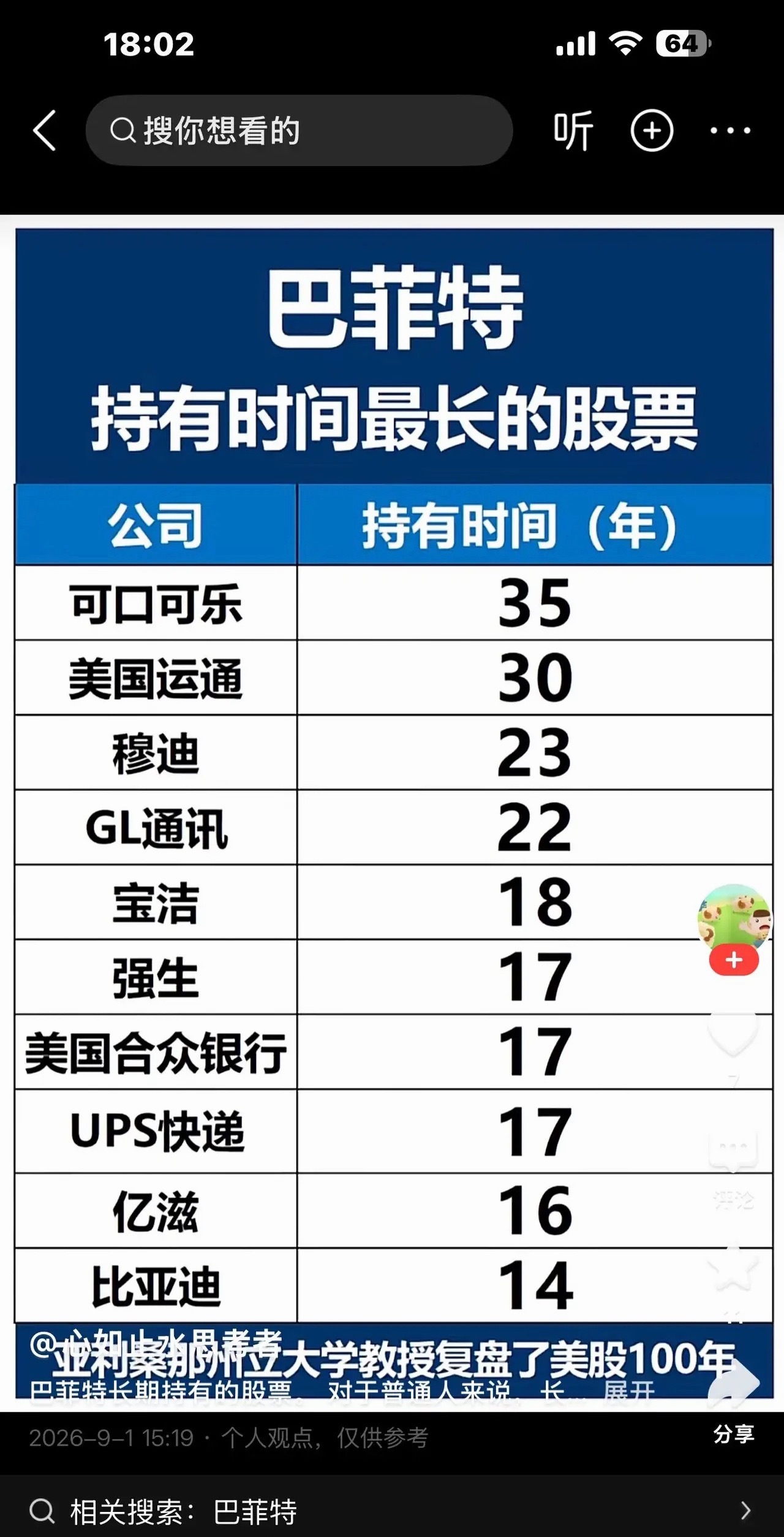 A股多数人亏钱的真相：所有人都想快速暴富，没人愿意慢慢变富股神巴菲特一辈子只坚持