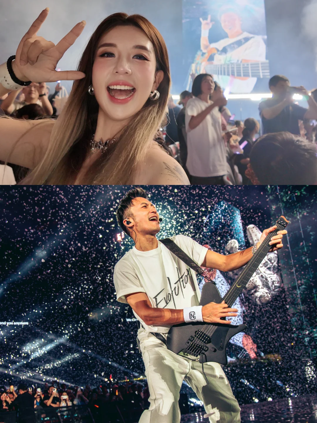 周末谢霆锋北京演唱会🤘一些快乐的瞬间～