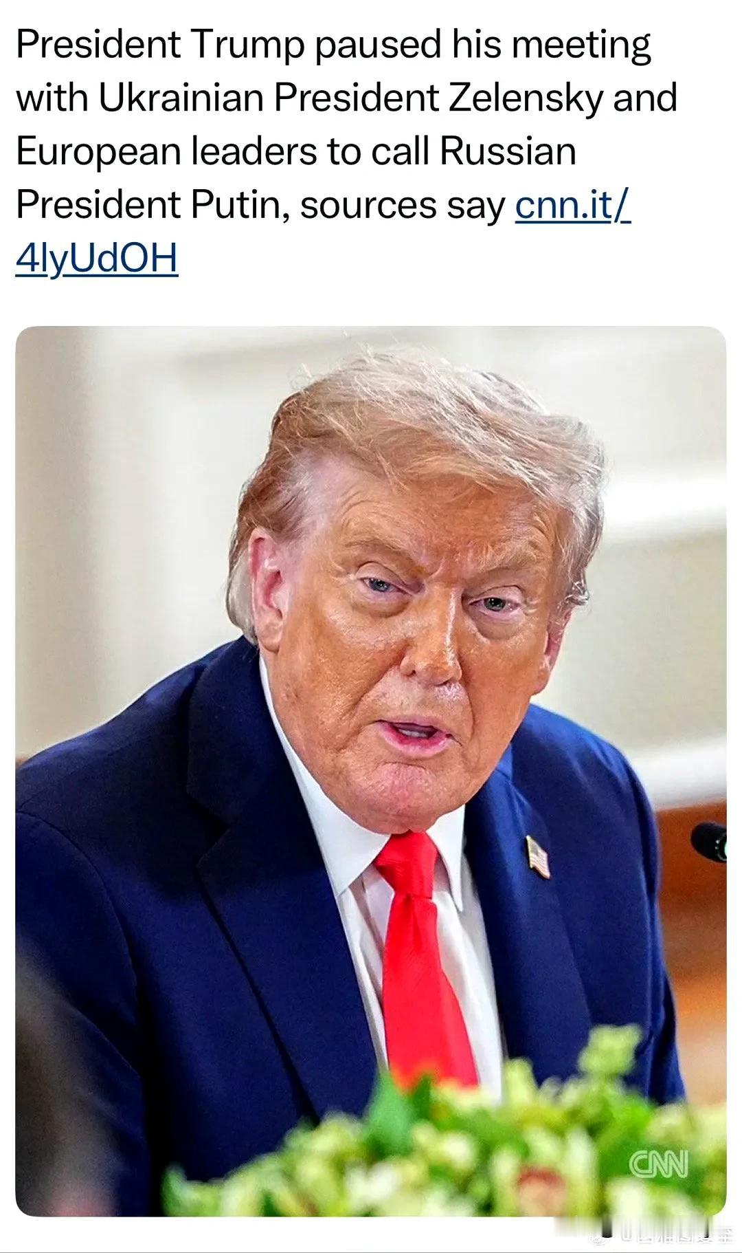 会谈结束，Trump宣布：
接下来Putin和Zelensky将进行会谈，时间、