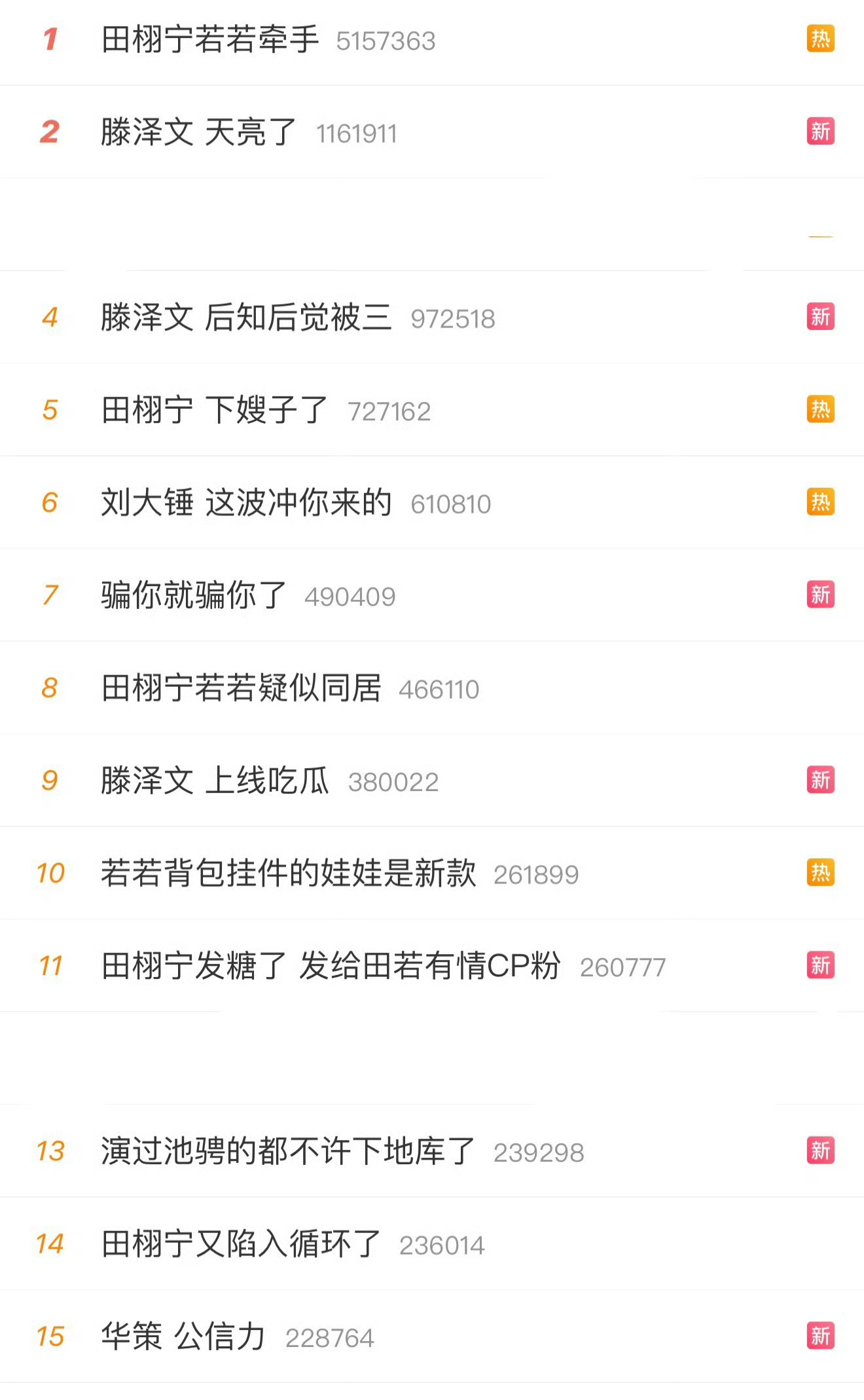 这么多恋爱热搜 是哪个对家有这么强大的媒体资源和公关能力韩束主播称田栩宁被对家做